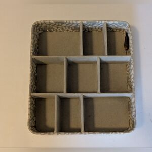 Organizer Tray 9 Section Jewelry Crafts Miniatures Knick Knacks